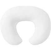NIVAVA BABY Nursing Pillow and Positioner for Breastfeeding, Ultra Soft Baby Breastfeeding Pillows for More Support for Mom and Baby, with Premium Removable Cover (Naked Pillow)