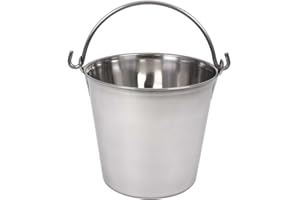Lindy's Stainless Steel Pail, 6 quarts, Silver
