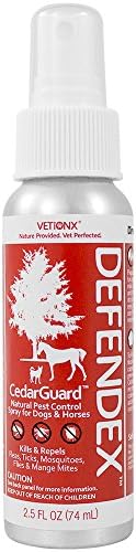 VETiONX Defendex CedarGuard Natural Pest Control Spray for Dogs &amp; Horses