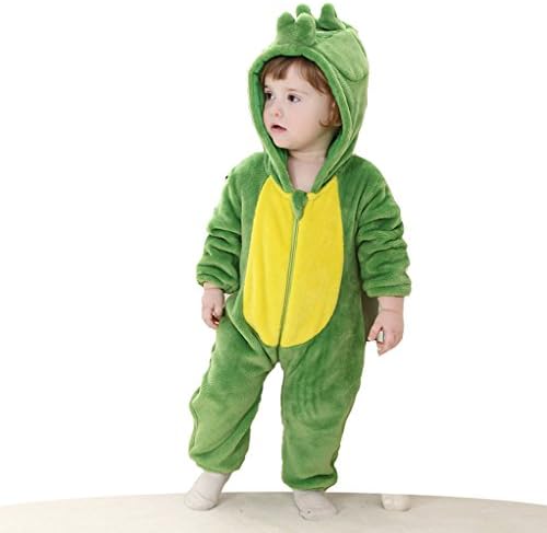 CANDIDO Toddlers' Pajamas Unisex Baby Cosplay Animal Onesie Romper #90 Green Dinosaurs