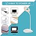 TaKicola Desk Lamp Rechargeable, Dimmable LED Lamp, 3 Color Modes, Stepless Brightness, Touch Control, Flexible Gooseneck Cordless USB Desk Light