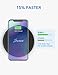 Seneo Wireless Charger, Qi Wireless Charging Pad Stand for iPhone X/8/8 Plus, Galaxy S9/S9+/Note 8/S8/S8+/S7/S7 Edge/Note 5/S6 Edge Plus and All Qi-Enabled Device (AC Adapter Not Included)
