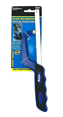 BRUFER 208233 10-inch Metal Mini Hacksaw Frame - Includes Bi-Metal 10" Hacksaw Blade - Thumbnail 4