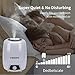 VillSure Cool Mist Humidifiers,5L Ultrasonic Humidifier for Large Rooms and Bedroom Babies,Whisper Quiet,Auto-Shutoff,Aromatherapy,360°Nozzle Vaporizer,14-50 Hours Working Time(White)