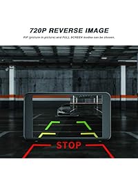 Jeemak Cámara de salpicadero de coche de doble lente IPS de 4.0 in FHD 1080P cámara de salpicadero de 170 grados gran ángulo en coche vehículo conducción grabadora DVR sensor G monitor de estacionamiento WDR bucle grabación visión nocturna