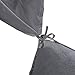 Vailge 3 Piece Pinch Pleated Duvet Cover with Zipper Closure, 100% 120gsm Microfiber Pintuck Duvet Cover, Luxurious Pintuck Decorative(Grey,Queen)