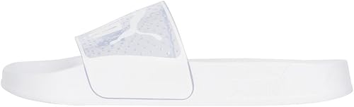 puma leadcat jelly slides white