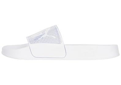 puma white leadcat jelly sandals