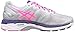 ASICS Women's Gel-Kayano 23 Running Shoe, Silver/Pink Glow/Parachute Purple, 7.5 M US