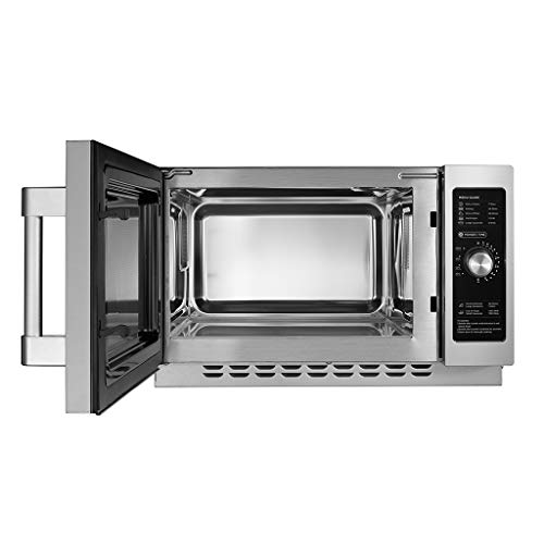 Midea Equipment 1434N0A Stainless Steel Countertop Commercial Microwave Oven, 1400W