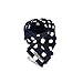 Janecrafts Women's Elegant Polka Dot Pencil Tank Business Work Belted Dress Dark Blue