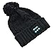 Winkeyes Outdoor Sports Bluetooth cap Music Hat Headphone Beanie Lovely Answer Phone Hat (black)