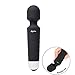 Angel Kiss 20X Multi-speed Handheld Electric Wand Massager - Cordless/Wireless Power Wand,Waterproof Electric Massager for Foot, Legs, Neck, Back, Shoulders (Black)