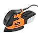 Anesty Mouse Detail Sander 13000 OPM Electric Sanding Machine with LED Light and Finger, Triangle Attachment for Wood Metal Plastic Paint Surface Wall