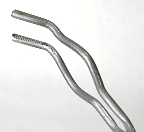 19" Graphite Foundry Crucible Bent Tongs Melting Casting Gold Silver Copper