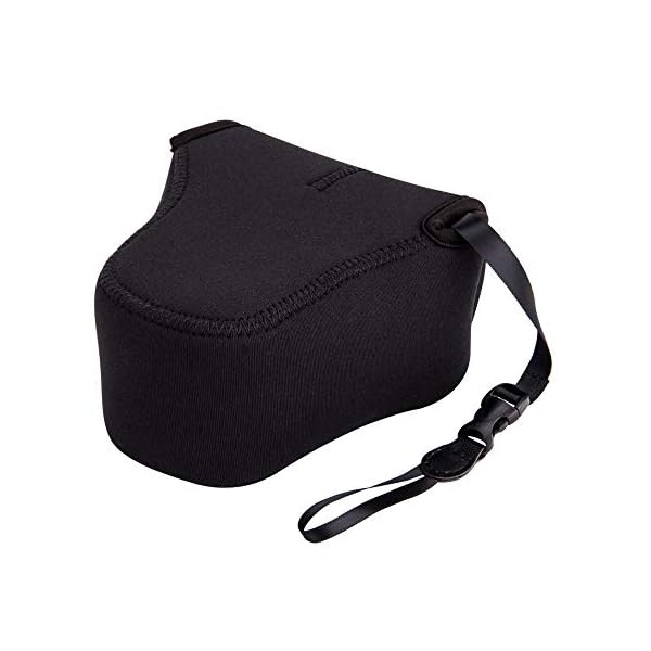 JJC OC-F2BK Schwarz Neopren Kameratasche für Fujifilm X-T10, X-T20, X-M1, X-A3, Olympus, Canon EOS M5, M50 mit Objektiv…