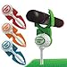 Caddie Clip 4 Pack - Golf Outing Gift Cigar Putter Clip Holder, Assorted Colors