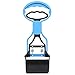 CINOTON Pooper Scooper, Dog Clean Up Tool, Pet Waste Scoop with Poop Bags Handly Pick up Jaw for Dog and Cats (Blue)