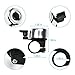 MFJUNS Bike Bell (2 Packs), Silver Aluminum Mini Bicycle Bell, Classic Bicycle Bell for Kids and Adults, Loud Long Crisp Clear Sound, Cycling Ringing Bike Horn