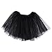 My Lello Black Little Girls Tutu 3-Layer Ballerina (10 mo - 3T)
