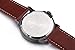 Readeel Harajuku Retro Trend of Men Watch Lifewaterproof Quartz Watch Black Leather Band Red Digital Date Watch Personality Sawtooth Watch Frame Men Watch