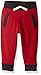 Burt's Bees Baby Baby Boys' Organic Knit Jogger Pants, Cranberry French Terry, 18 Months