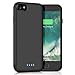 Gixvdcu Battery Case for iPhone 8/7, [6000mAh] Rechargeable Portable Protective Charging Case for Apple iPhone 8 & iPhone 7 Extended Backup Charger Ultra Slim - Black