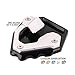 CNC Motorcycle Kickstand Foot Side Stand Extension Pad Plate For For CRF1000L Africa Twin 2016 2017 2018,Black