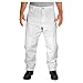 Rugged Blue Double Knee Painter Pants - White