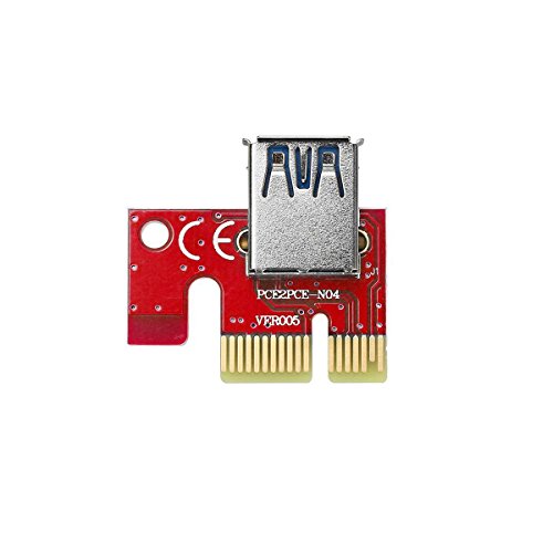 image for Fstop Labs CloverTale 6-Pack PCIE Riser Mining Card PCI-E 16x to 1x Po