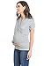 LaClef Women's Short Sleeve Surplice Maternity Nursing Top