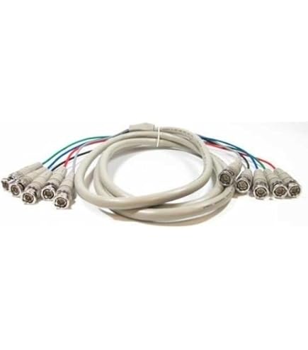 Cable Coaxial RG174 BNC A Microdot UNF 10-32, 3 Metros, 50 Ohm - Para Micrófonos GRAS Y Sensores De Vibración