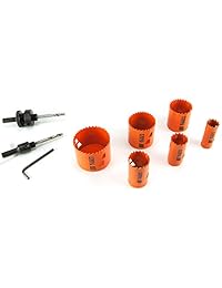 Klein Tools 31902 Bi Metal agujero sierra Kit, 8 pieza