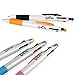 GSlife Pack of 5 Fashionable 2 in 1 Sensitive Stylus (3-Color Ink 5 Pack)