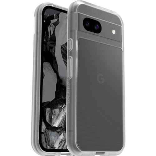 OtterBox React Series Hülle für Google Pixel 8a, stoßfest, sturzsicher, ultraschlank, schützende Hülle, Getestet nach Militärstandard, Transparent