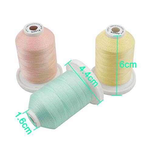 New brothread 18 Options MultiPurpose 100 Mercerized Cotton