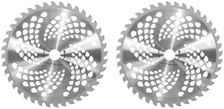 2pcs Carbide Tipped 40 Teeth Trimmer Circular Brush Cutter Saw Blade for Whipper Snipper Brush Cutter