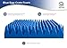 Hermell Convoluted Wheelchair Cushion, Blue Egg Crate Foam, No Cover - 3 Inches Thick