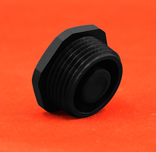 THREE (3) 3/4 NPT Plug Cap End - Black Nylon Threaded Plug ... 5 16 fuel filter 