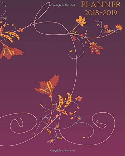 Planner 2018-2019: Purple Floral / October 2018 - December 2019 / 15 Month Daily Planner, Weekly Planner, Monthly Planner, Organizer, Calendar, and ... Inspirational Quotes (2018-2019 Planners) by DP Journals and Notebooks