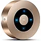 [LED Touch Design] Bluetooth Speaker, XLeader Portable Speaker with HD Sound / 12-Hour Playtime / Bluetooth 4.1 / Micro SD Support, for iphone/ipad/Tablet/Laptop/Echo dot (Rose gold)
