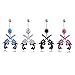 HuntGold 1X Charming Stainless Steel Navel Belly Rings Dangle Body Piercing Jewelry(Pink)