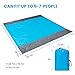Wemk Beach Blanket, Premium Waterproof Outdoor Beach Blanket Sand Proof Mat, 82.7″ X 78.7″, Fast Dry, for Travel, Camping, Hiking, with 2 Waterproof Phone Bagthumb 3