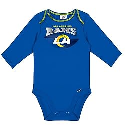 Gerber Unisex Baby NFL 2 Pack Long Sleeve Onesie