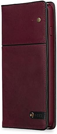 STIL Toscano Wallet Wine Cover Case for Apple iPhone 7 PLUS (5.5" Screen) - Burgundy