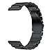 LoveBlue for Gear Sport Bands,Gear Sport SM-R600 Stainless Steel 20mm Band Replacement for Samsung Gear Sport SM-R600 Smart Watch(Black)