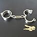 COSY-L Metal Handcuffs for Sex BDSM Bondage Toys, Adult Games Stainless Steel Hand Cuffs Slave Restraints Fetish Sex Toys for Couples,Femalethumb 1
