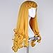M MISS U HAIR Girl's Prestyled Princess Wig Long Curly Golden Yellow Cosplay Costume Wig C112