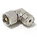 Ancable UHF PL-259 Male to UHF PL-259 Female L Shape Right Angle 90 Degree RF Coaxial Adapter Connector for CB Ham Radio Antenna Pack of 5