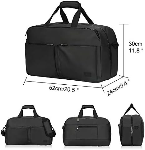 Hynes Eagle 36L Duffel Travel Bag Weekender Bag Overnight Bag Water Repellent Carry on Bag for Women Men Fits for 14 inches Laptop 5 Hynes Eagle 36L Duffel Travel Bag Weekender Bag Overnight Bag Water Repellent Carry on Bag for Women Men Fits for 14 inches Laptop